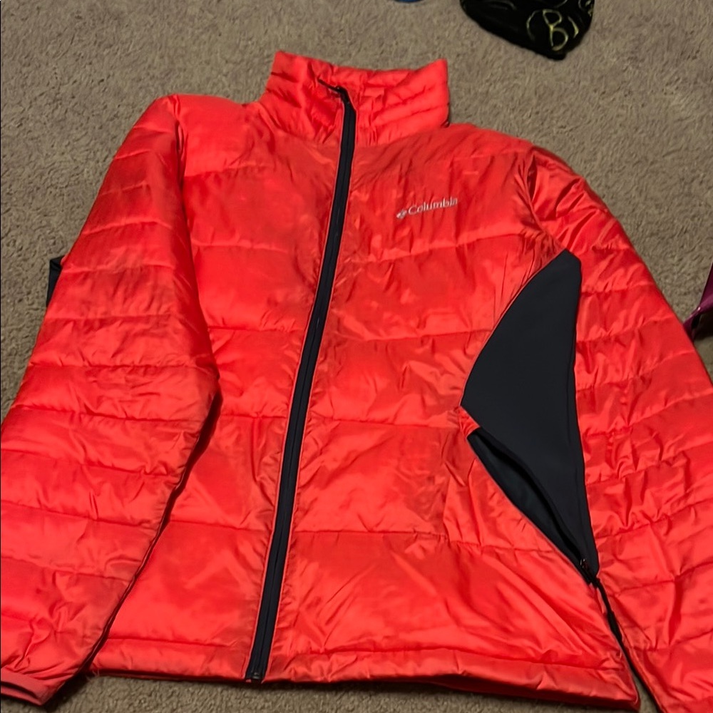 Columbia Bright Red Insulated Jacket
